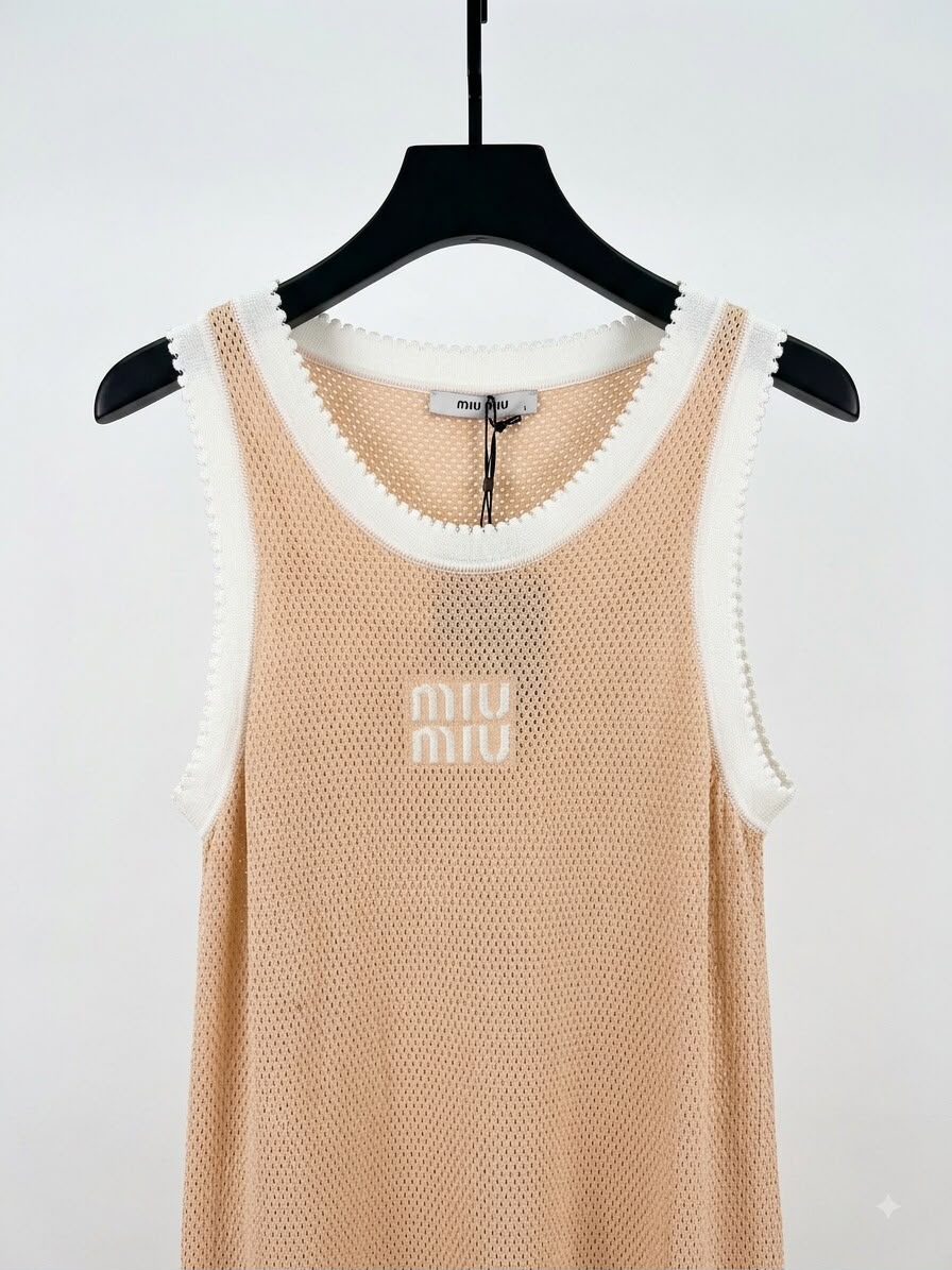 Short Dress cut MIU MIU - Image 3