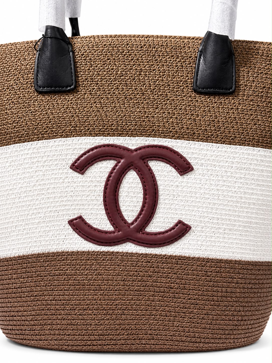 Bag brown&white cc logo - Image 2