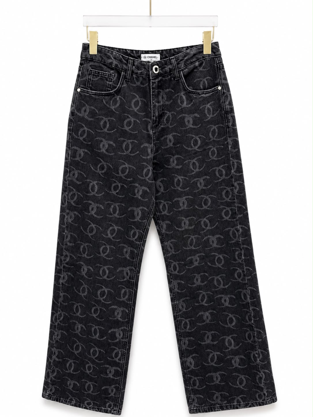 jeans dark grey foullcover chanel - Image 3