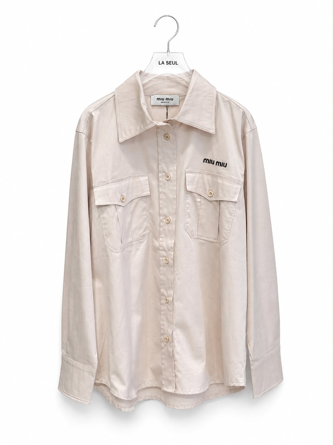Shirt ls beige - Image 1