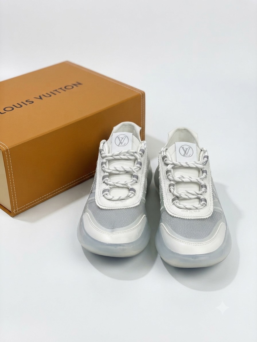 shoes white print zigzag gray - Image 3