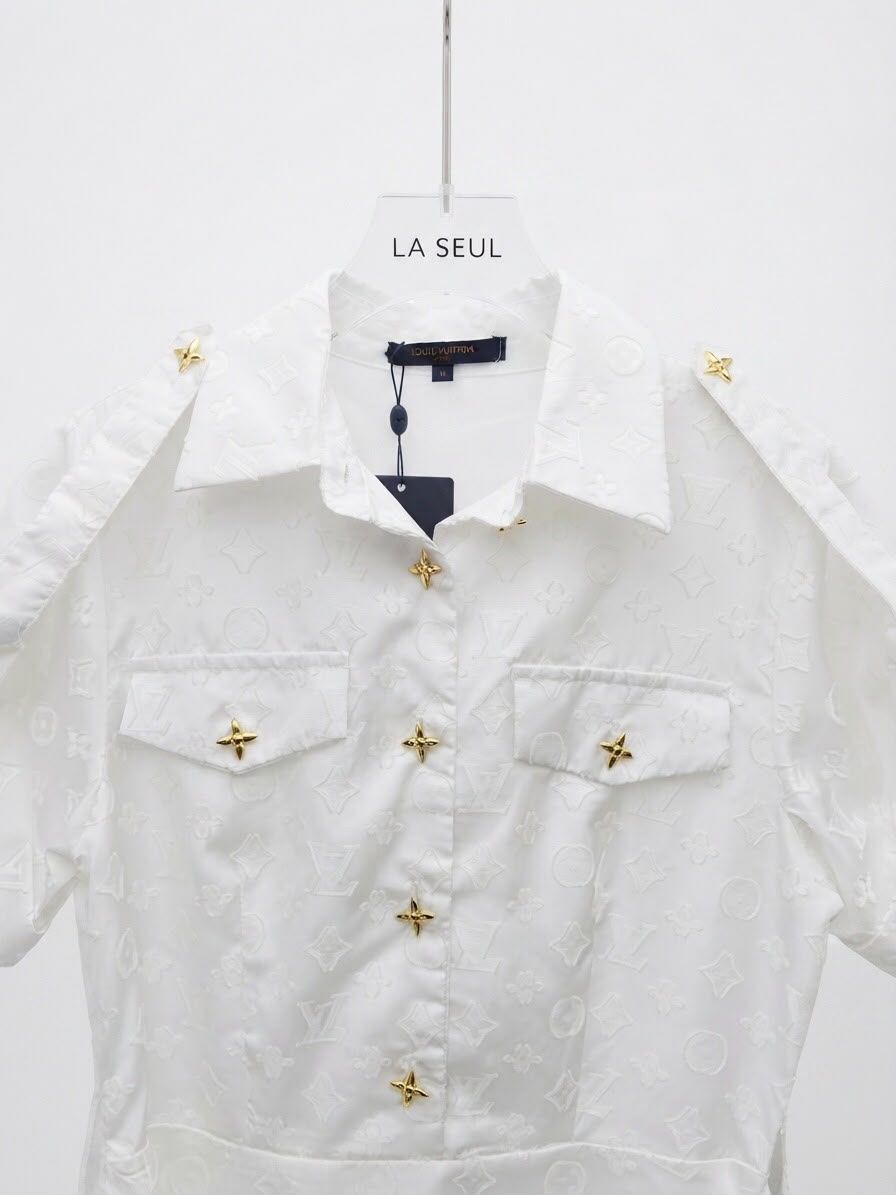 Dress LV white Full cover - Image 2