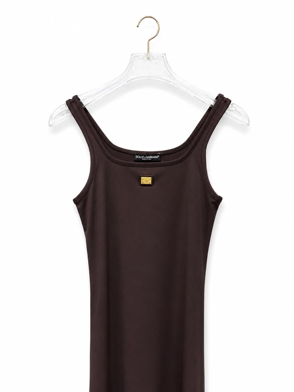 Dress brown logo D&G - Image 1