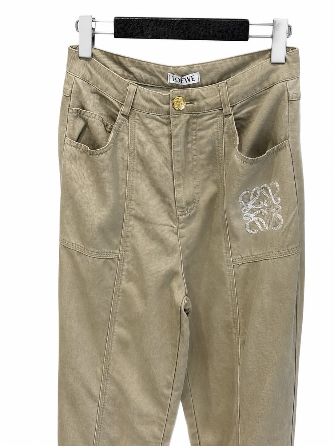 Gabardine loewe beige - Image 2