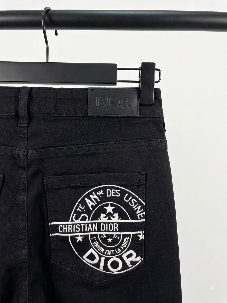 Pant Dior jeans Black - Image 3