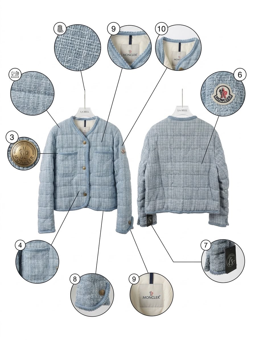 Moncler jacket Blue - Image 3