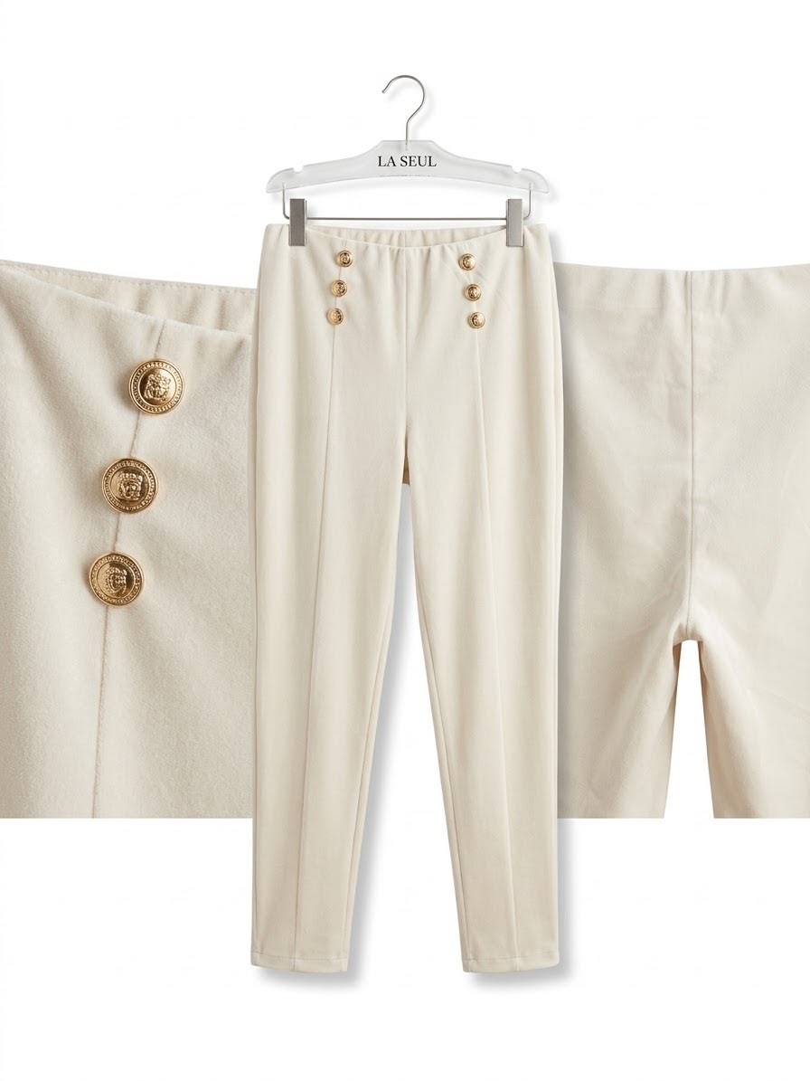 Balmain skinny fit pants Beige - Image 3