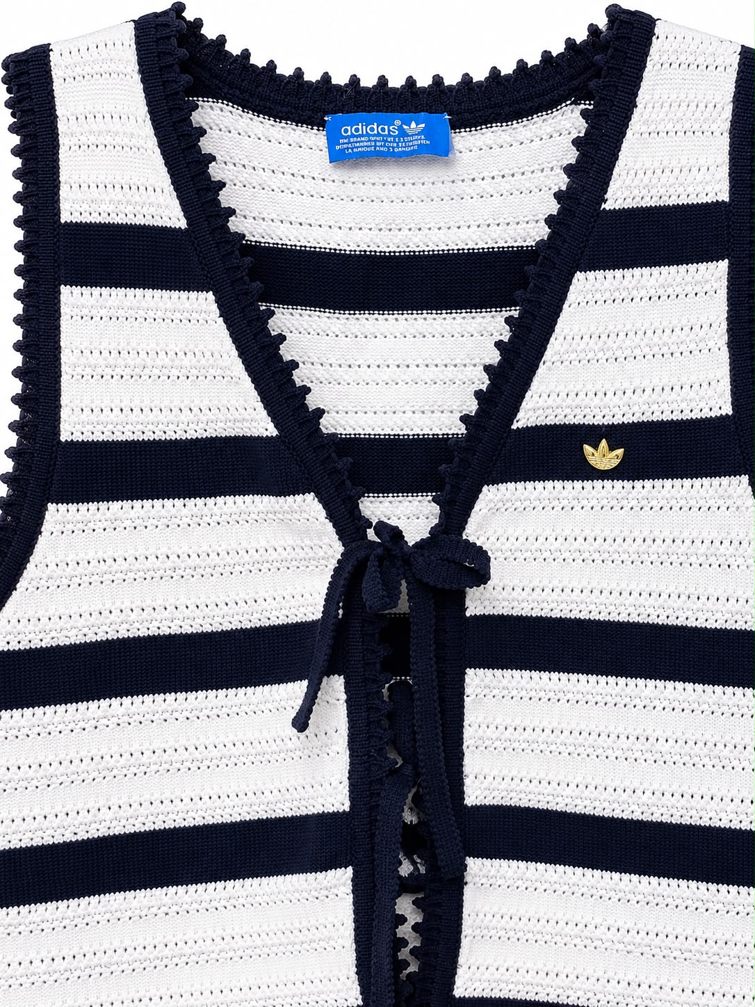 Vest kint strip crop - Image 2