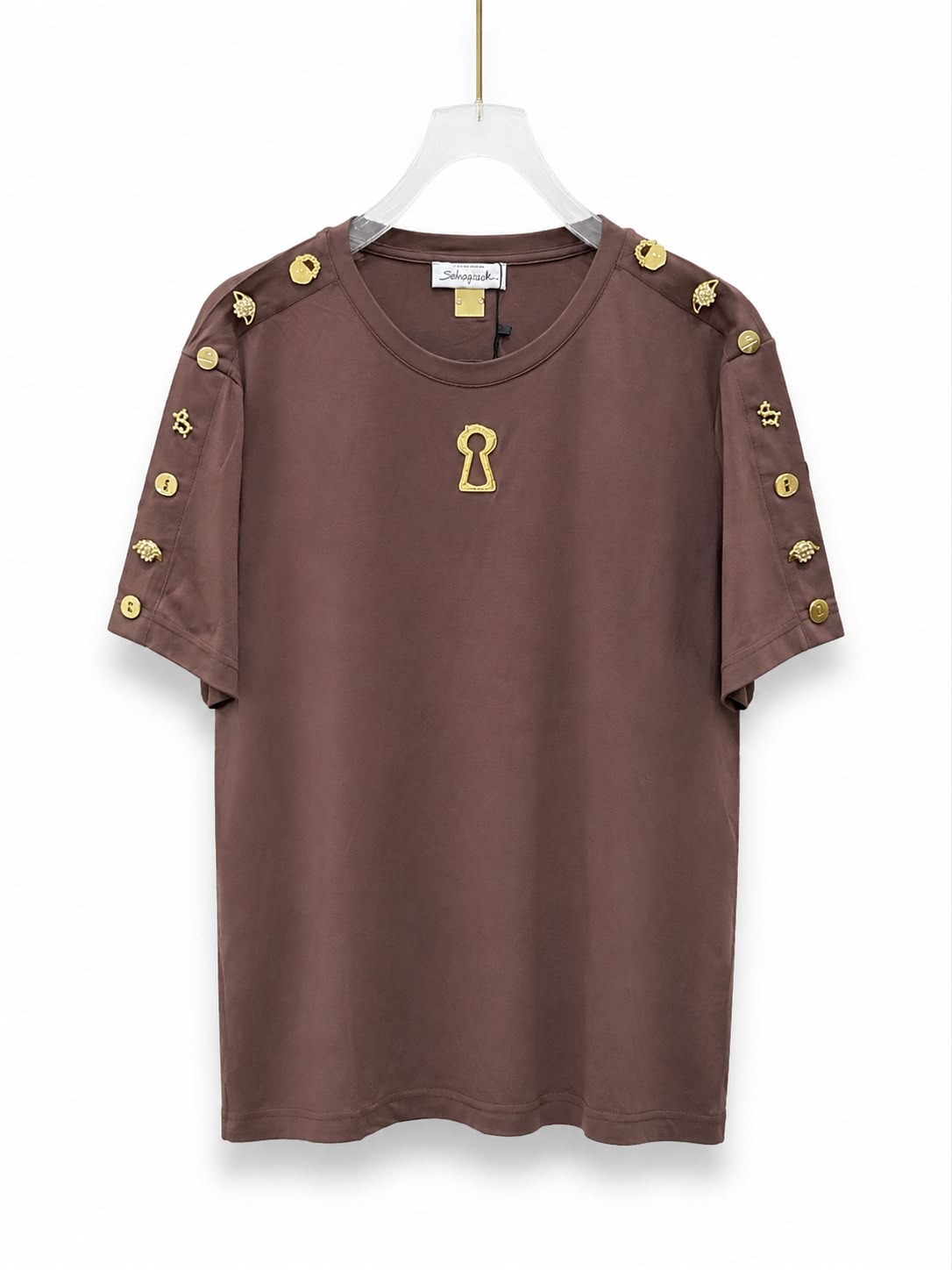Track suit brown gold details - Image 1
