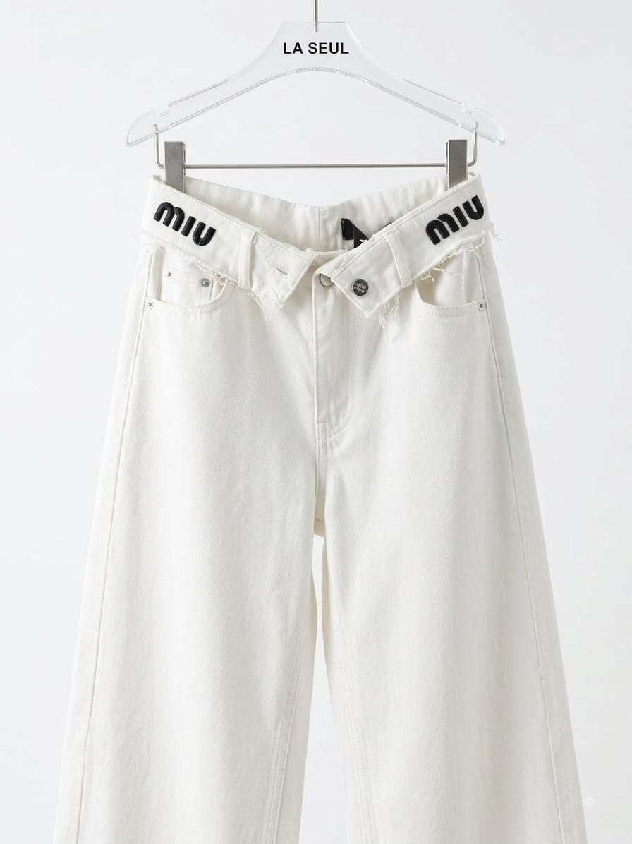 Pant  jeans miu miu white - Image 1