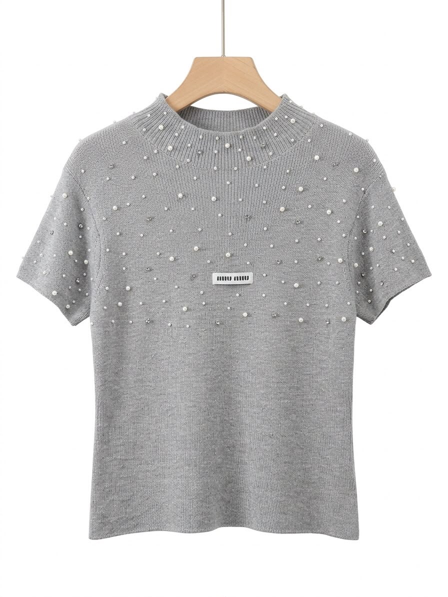 Top grey MIU MIU - Image 1