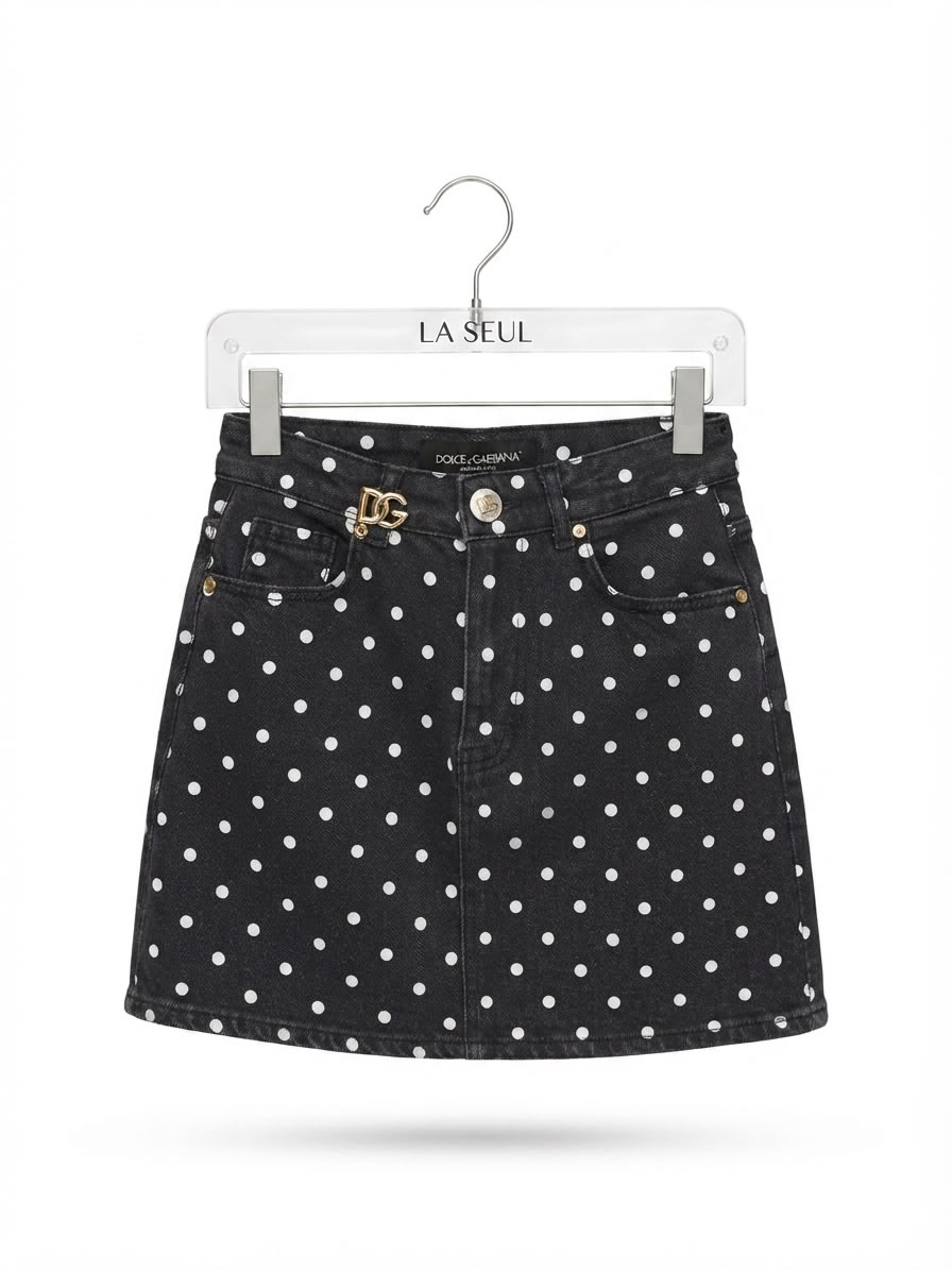 D&G Skirt gray Dot - Image 1