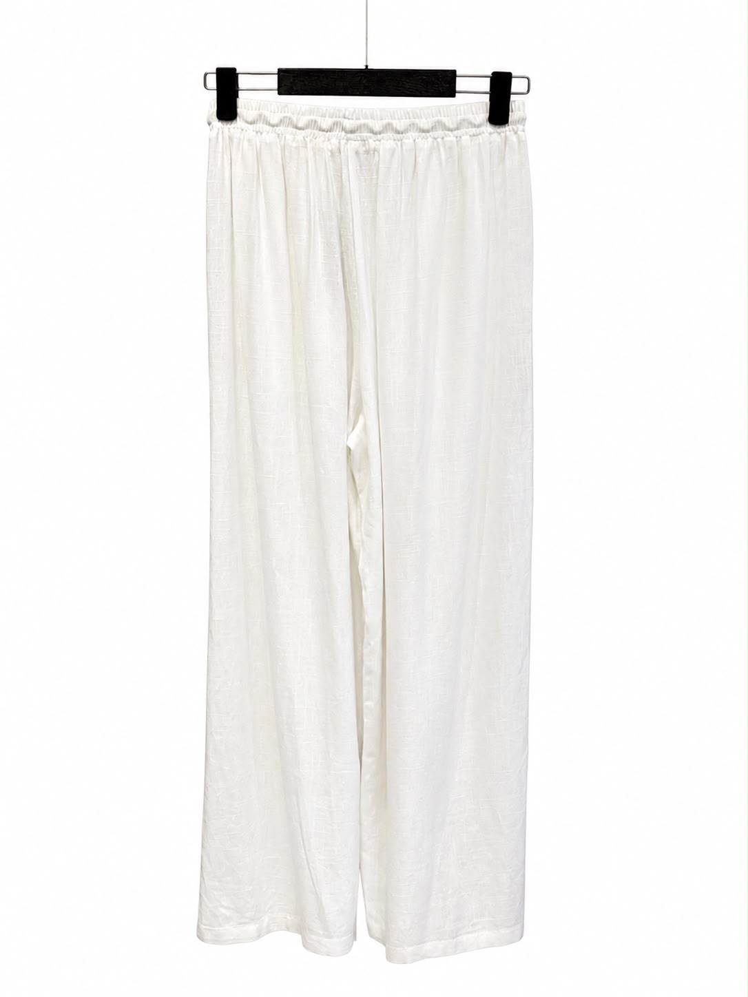 Pant high waisted wide leg white - Image 3