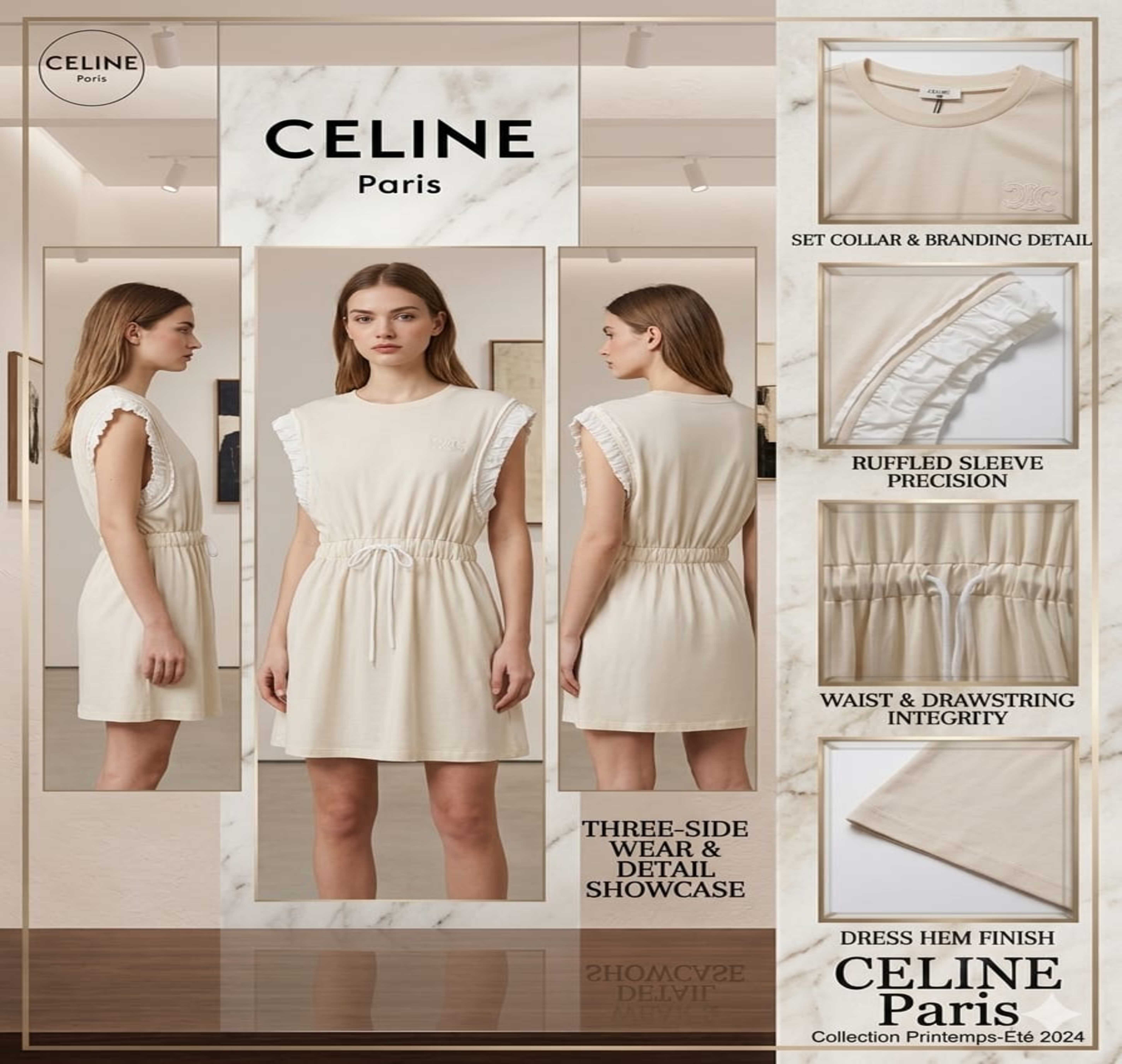 Dress Celine beige