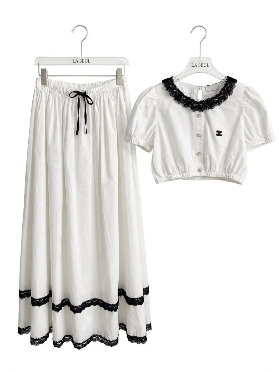set skirt Celine white