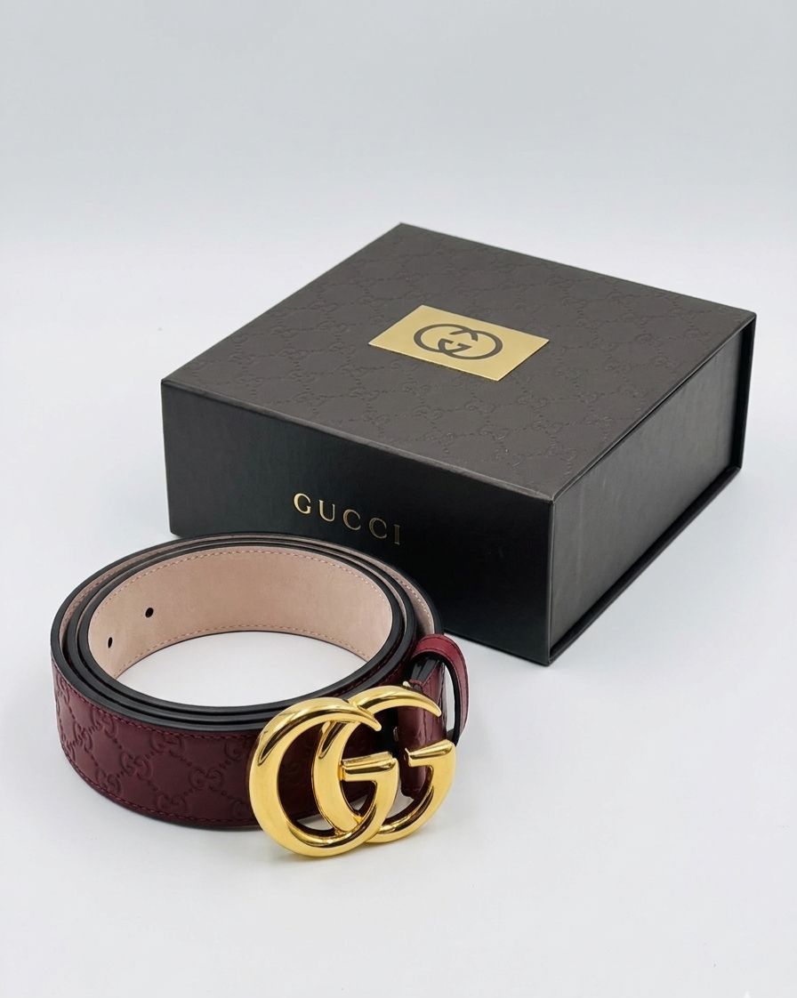 Belt gucci red