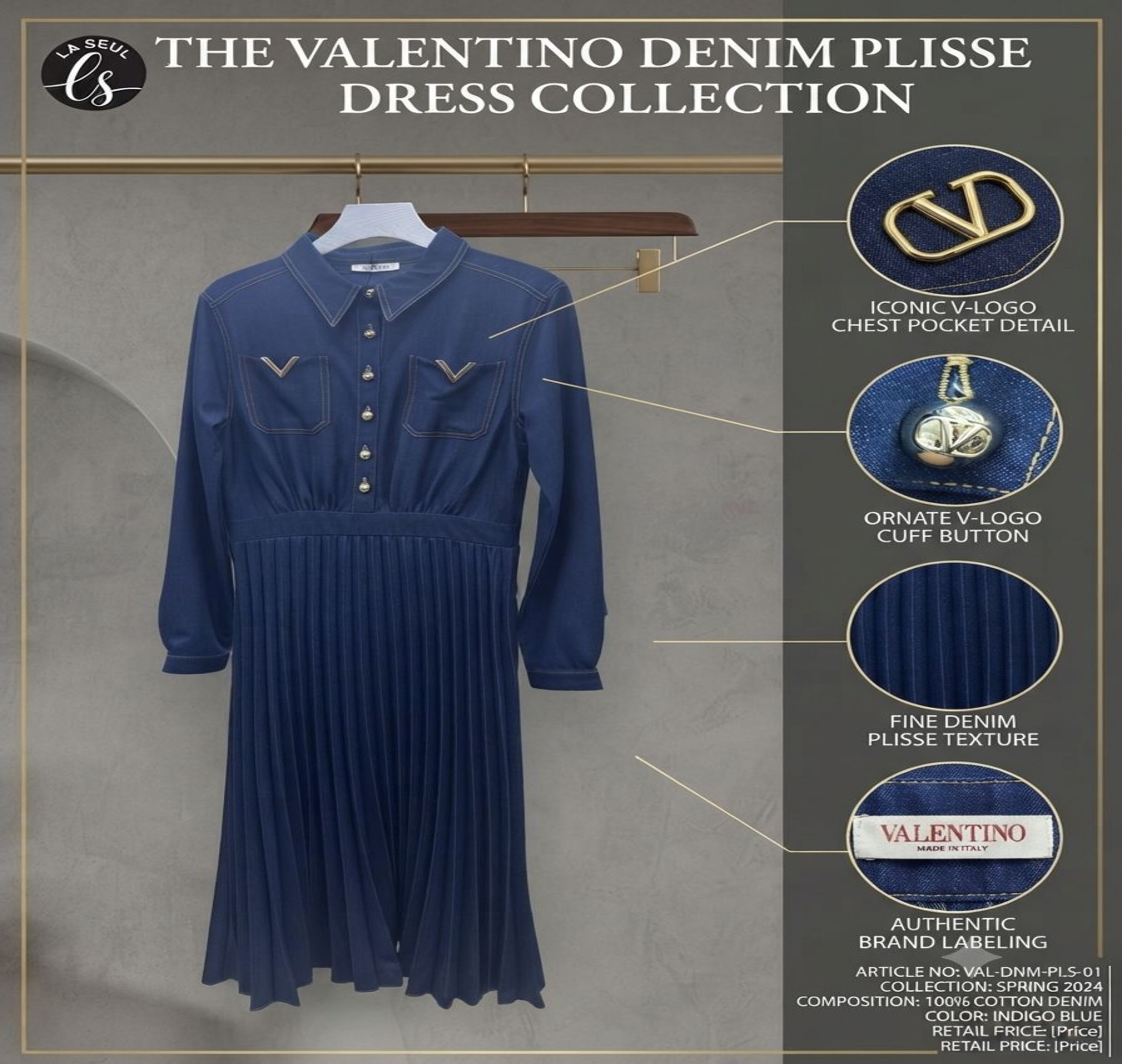 Denim Dress Valentino