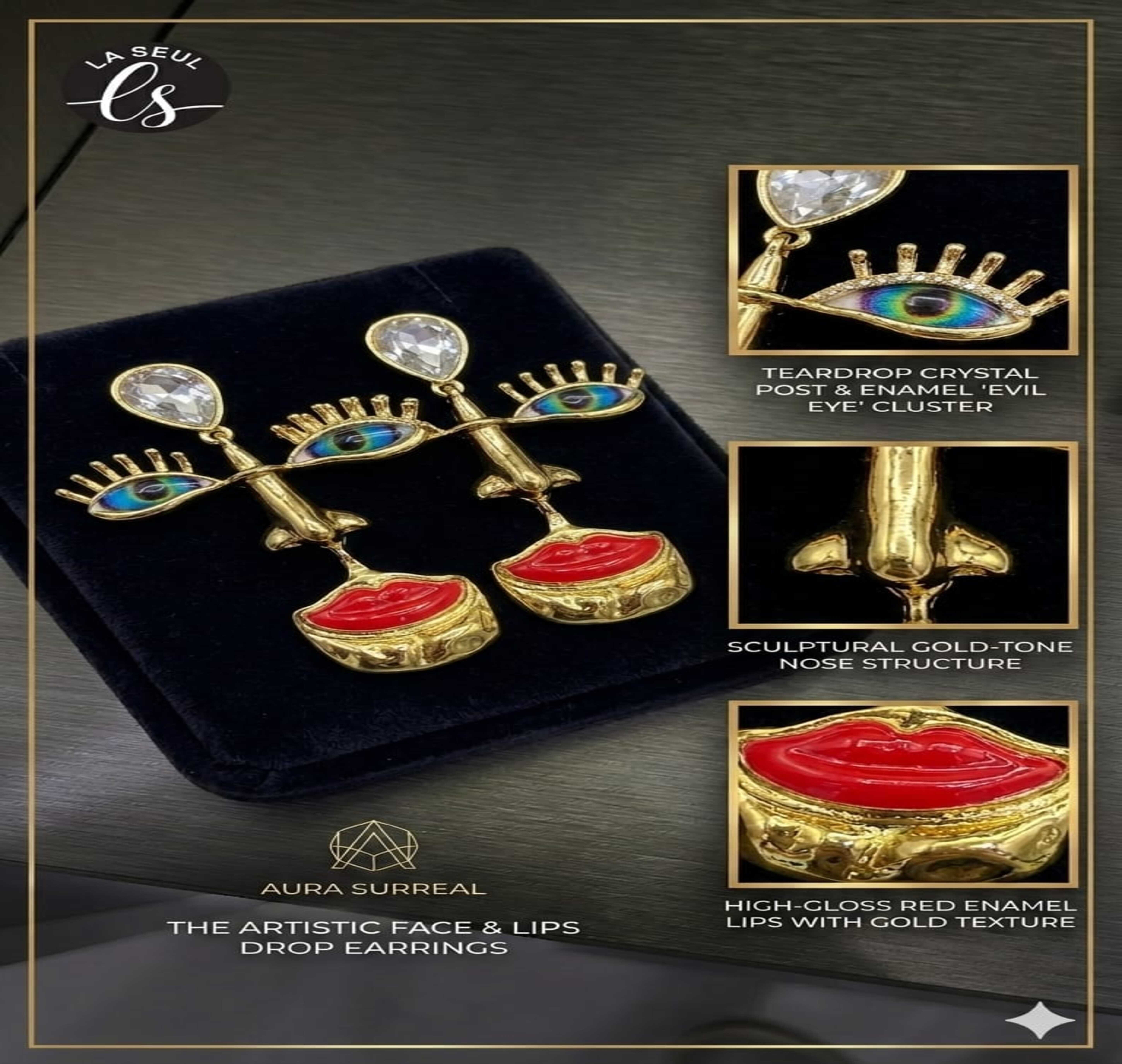 Earring schiparelli Eye