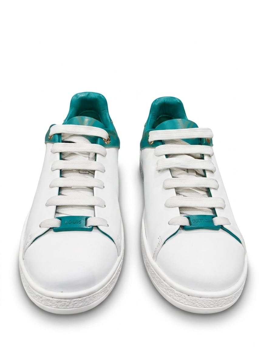 Sneaker lv white & green