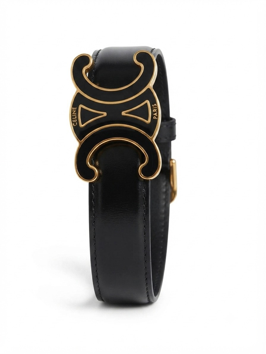 belt celine black & brown