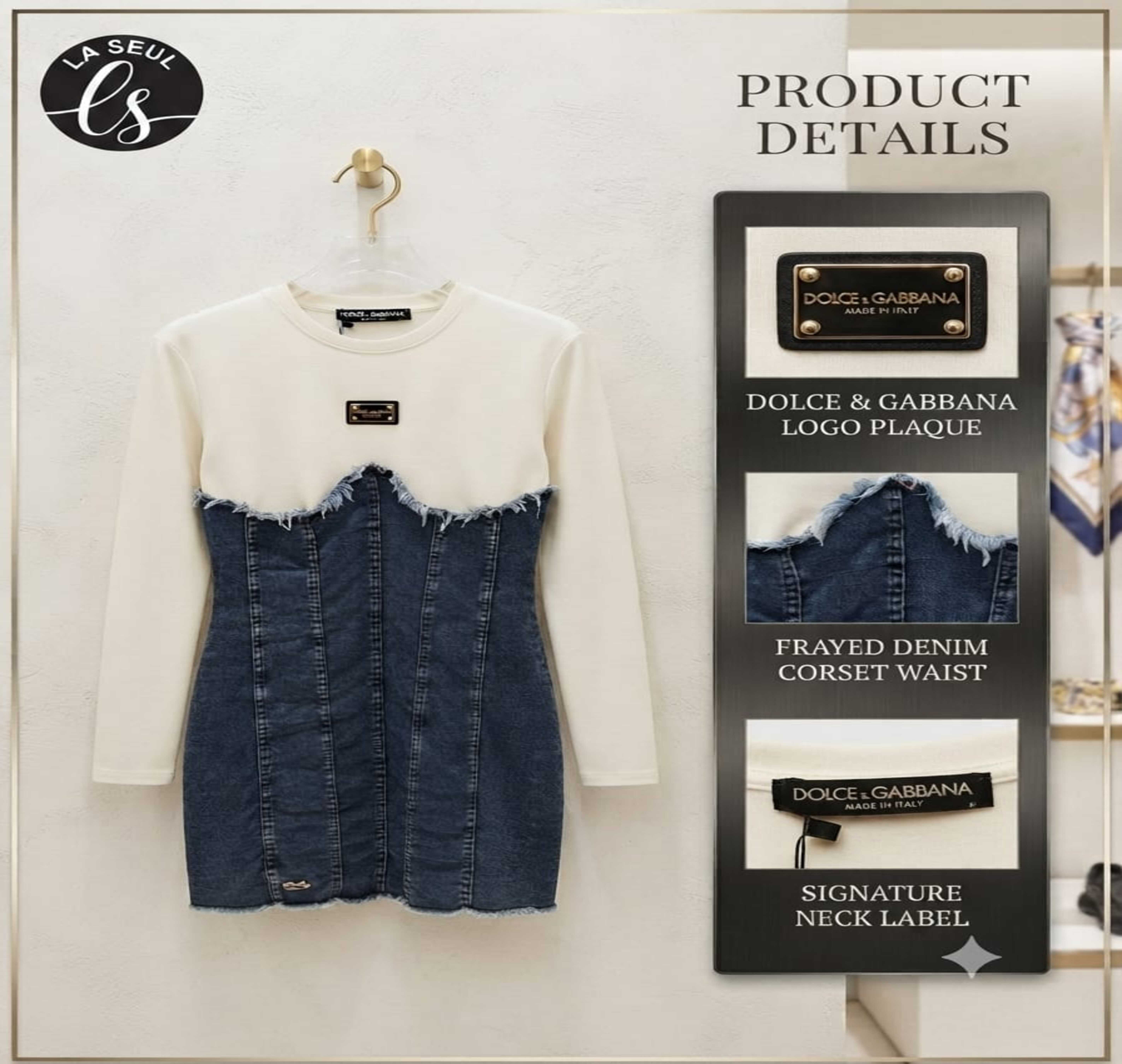 D&G Dress White Jeans