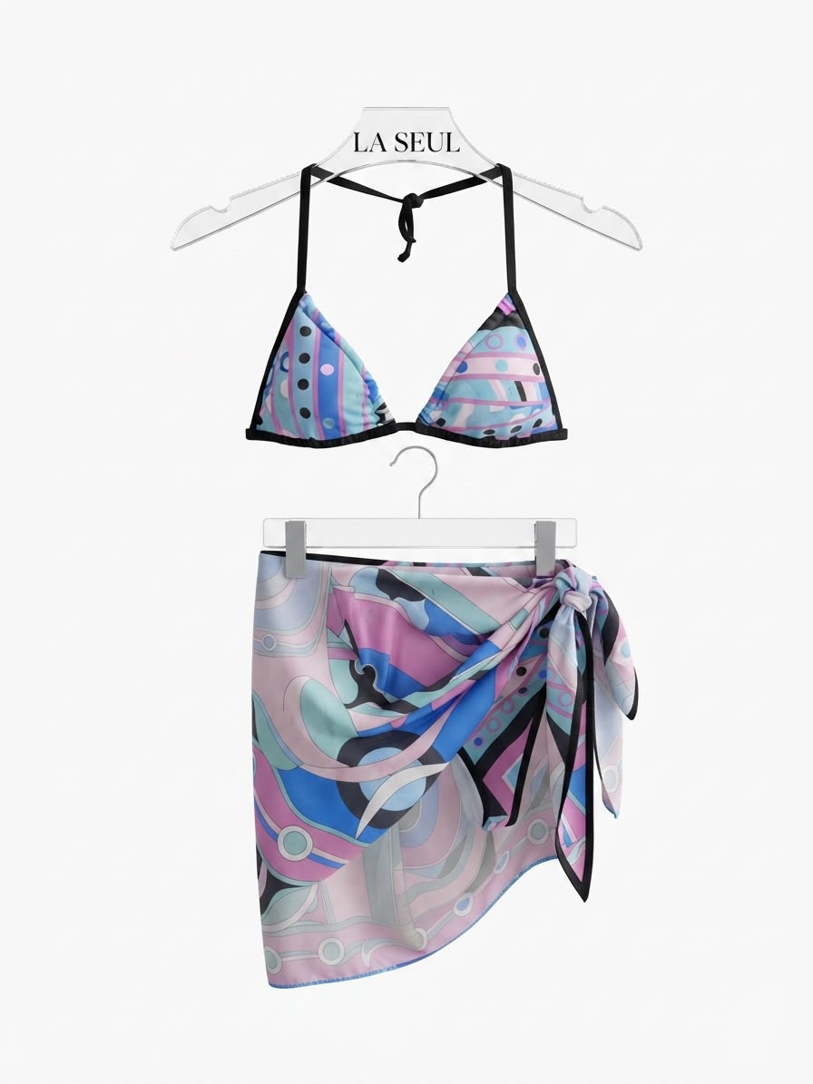Bikini 3 piece multi color PUCCI